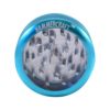 2-PIECE ALUMINUM GRINDER by Hammercraft Featuring a classic design for its teeth and operations, this product effectively cuts, shreds, and grinds dried flower.