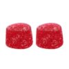 RASPBERRY VANILLA CHEWS 2 PC by Foray Two raspberry vanilla flavoured chews with 5mg of THC in each. Pectin-based and vegan-friendly.