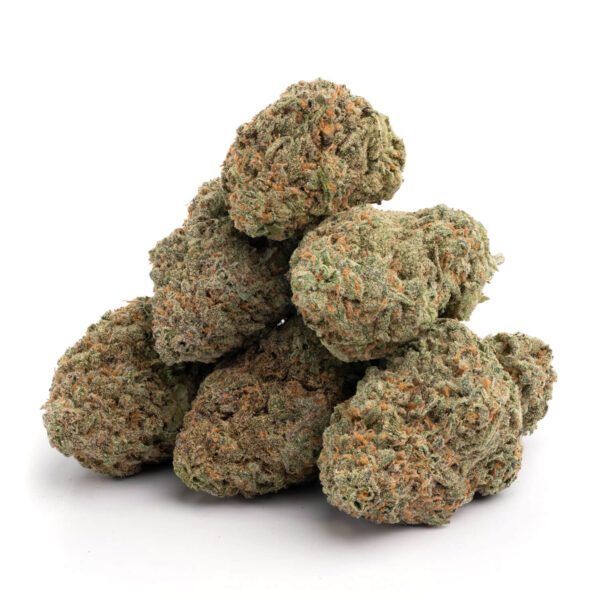 Retail-ready and bulk Blue Dream packaging prepared for international cannabis delivery