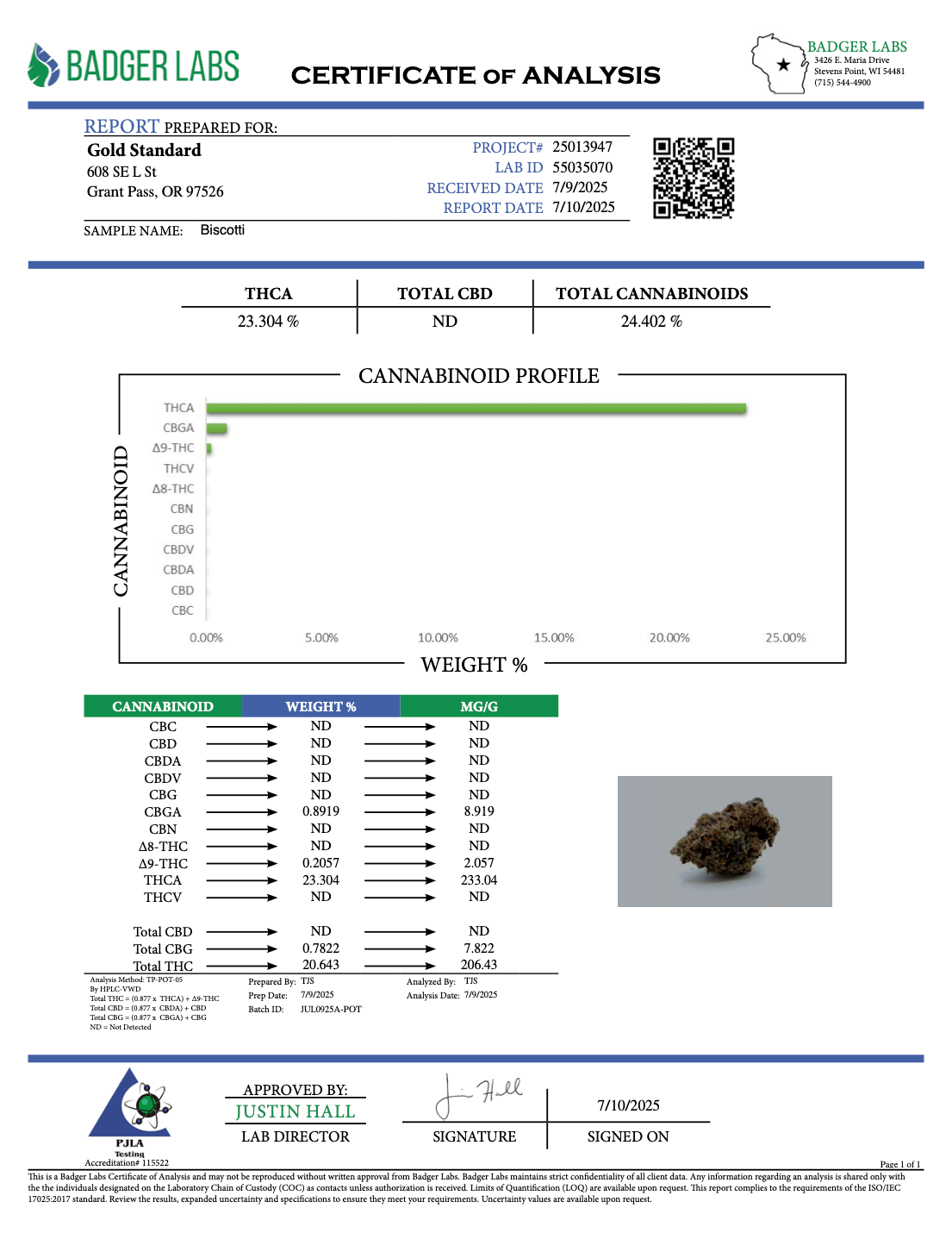 Biscotti THCA Flower – Greenhouse Top Cut 2 Biscotti THCA Flower – Greenhouse Top Cut - Image 2