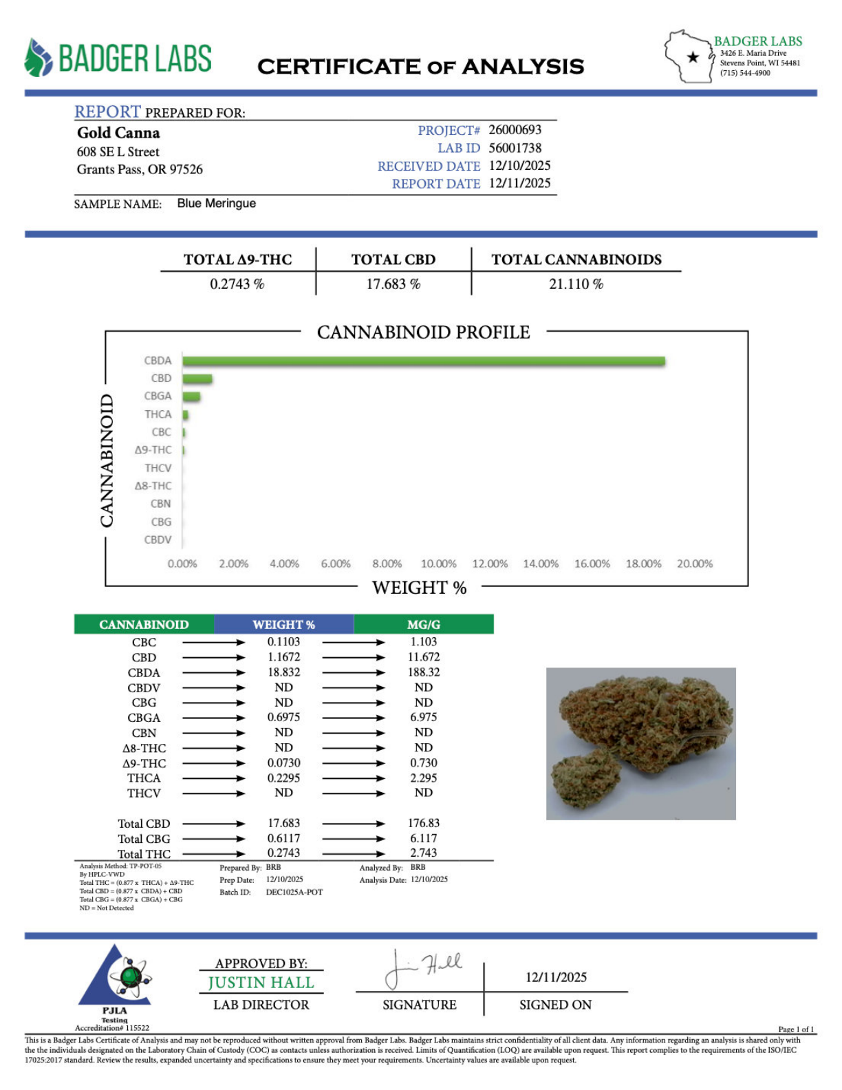 Blue Meringue CBD Flower – Sungrown Gold Nuggets 2 Blue Meringue CBD Flower – Sungrown Gold Nuggets - Image 2