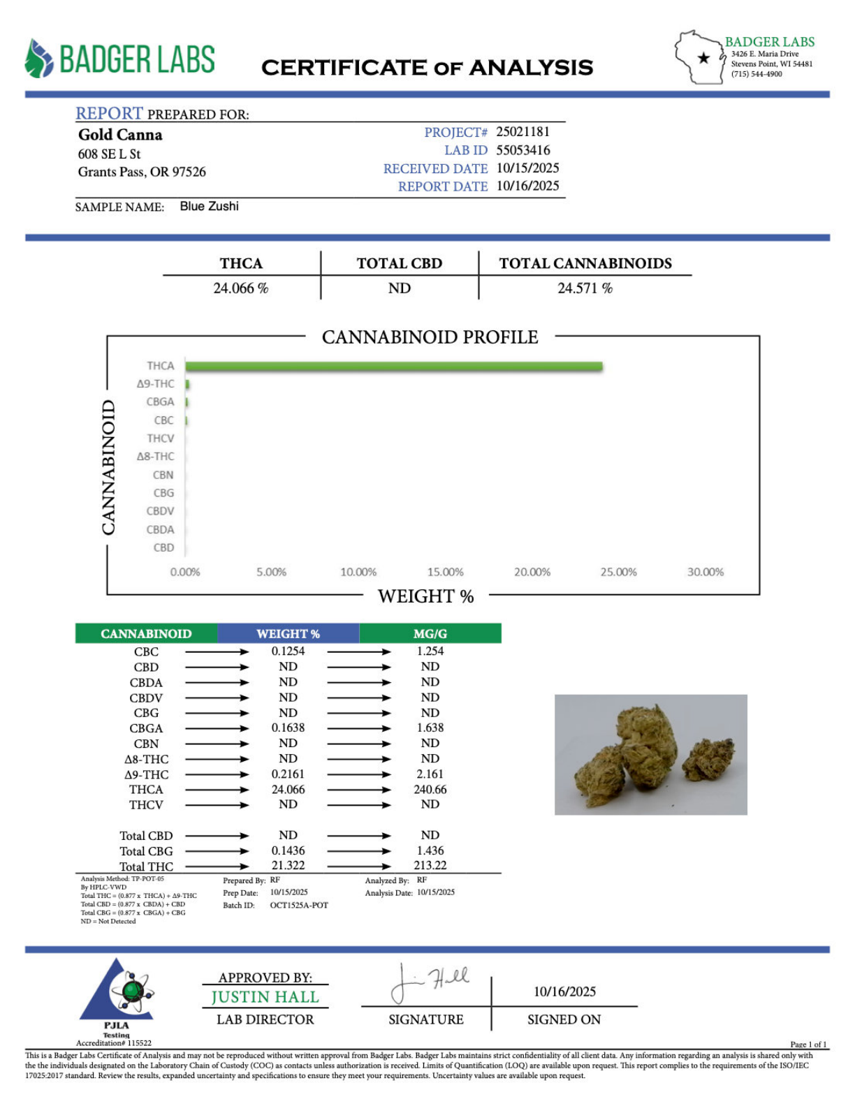 Blue Zushi THCA Flower – Sungrown Gold Nuggets 2 Blue Zushi THCA Flower – Sungrown Gold Nuggets - Image 2
