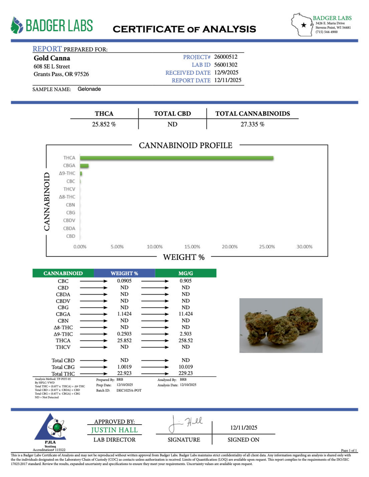 Gelonade THCA Flower – Greenhouse Gold Nuggets 2 Gelonade THCA Flower – Greenhouse Gold Nuggets - Image 2