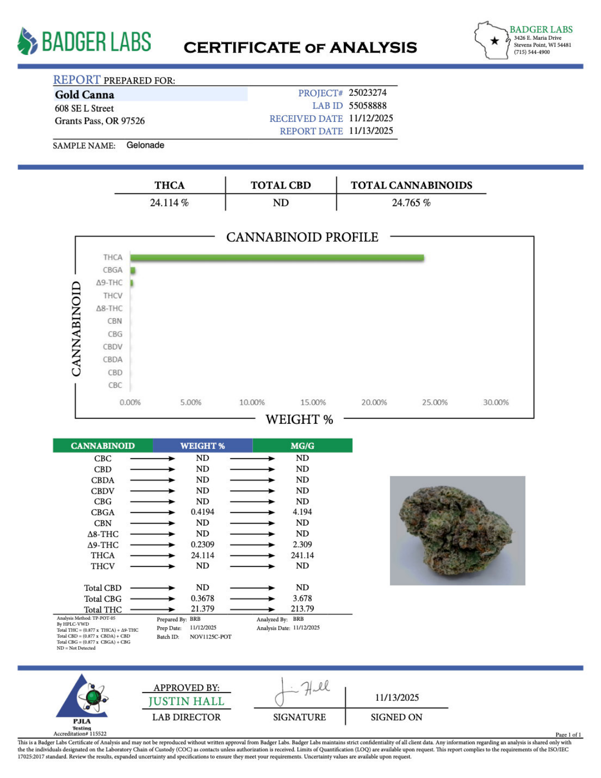 Gelonade THCA Flower – Sungrown Top Cut 2 Gelonade THCA Flower – Sungrown Top Cut - Image 2
