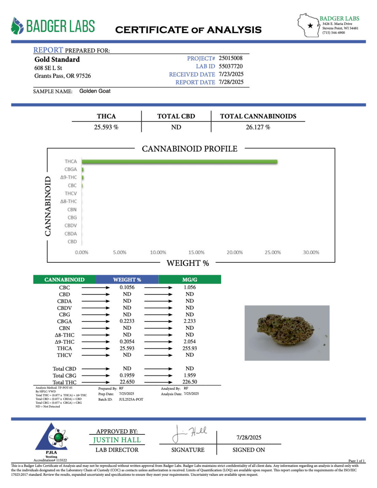 Golden Goat THCA Flower – Greenhouse Top Cut 2 Golden Goat THCA Flower – Greenhouse Top Cut - Image 2