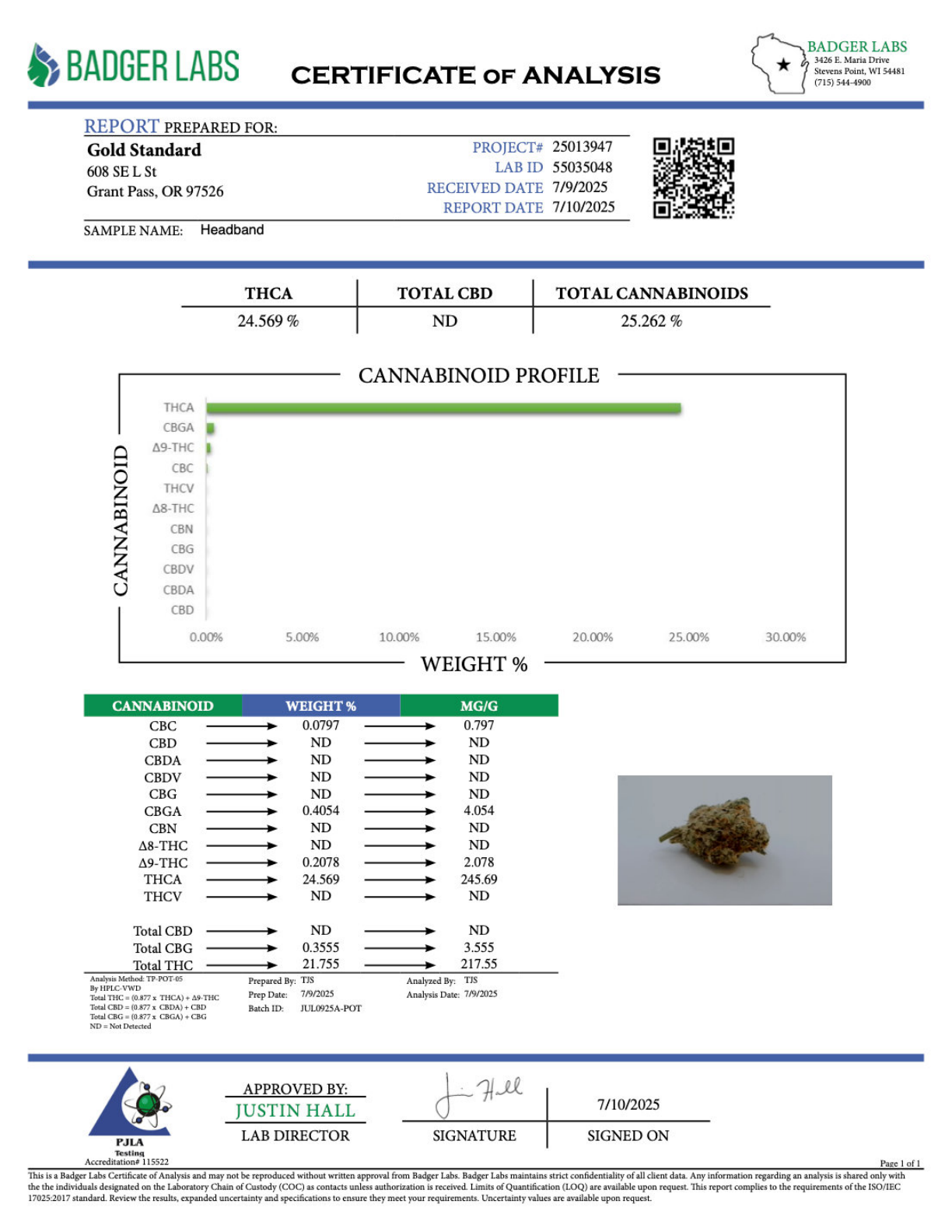 Headband THCA Flower – Sungrown Gold Nuggets 2 Headband THCA Flower – Sungrown Gold Nuggets - Image 2