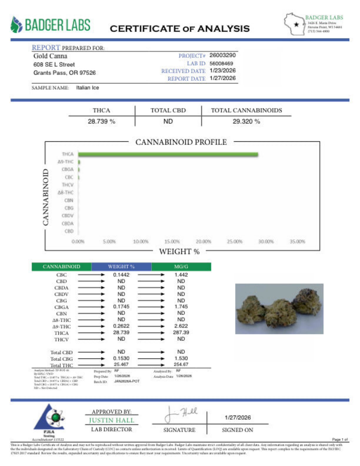 Italian Ice THCA Flower – Greenhouse Gold Nuggets 2 Italian Ice THCA Flower – Greenhouse Gold Nuggets - Image 2