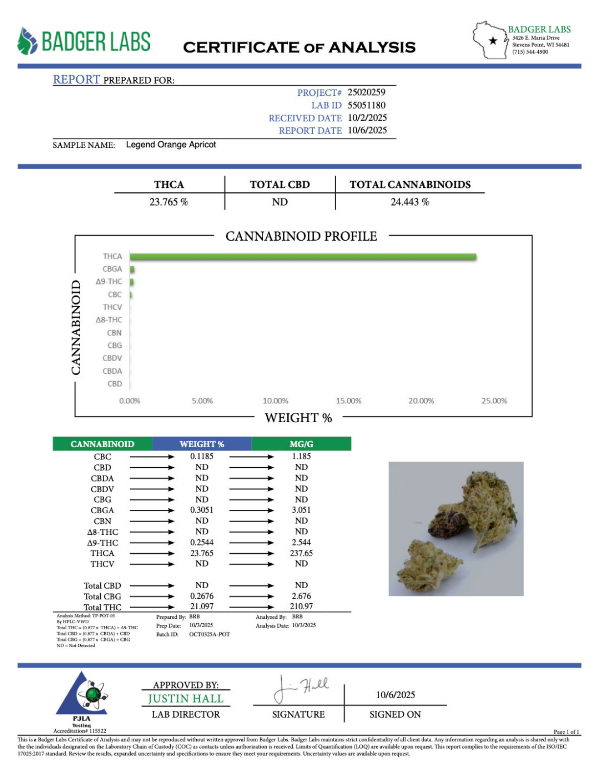 Legend Orange Apricot THCA Flower – Sungrown Top Cut 2 Legend Orange Apricot THCA Flower – Sungrown Top Cut - Image 2