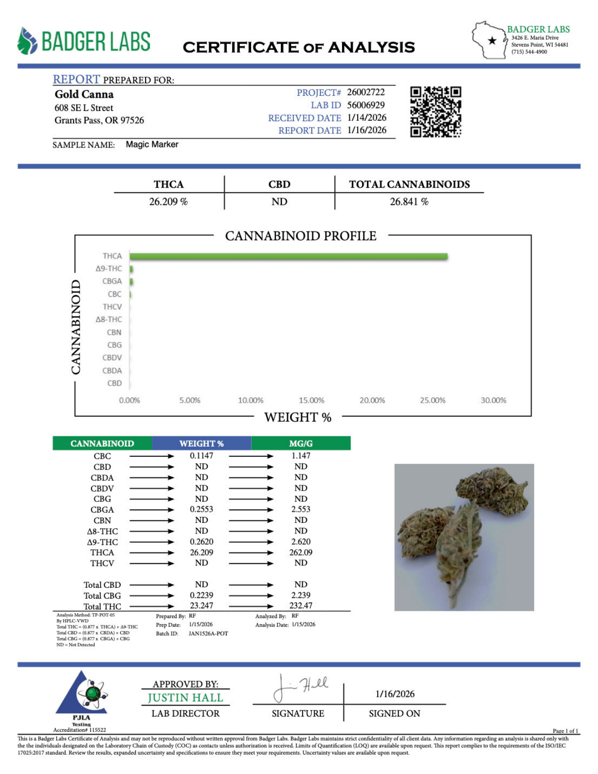 Magic Marker THCA Flower – Greenhouse Top Cut 2 Magic Marker THCA Flower – Greenhouse Top Cut - Image 2
