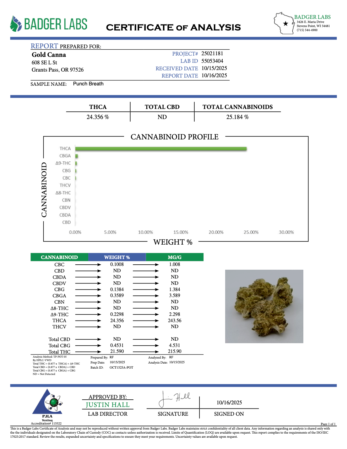 Punch Breath THCA Flower – Sungrown Gold Nuggets 2 Punch Breath THCA Flower – Sungrown Gold Nuggets - Image 2