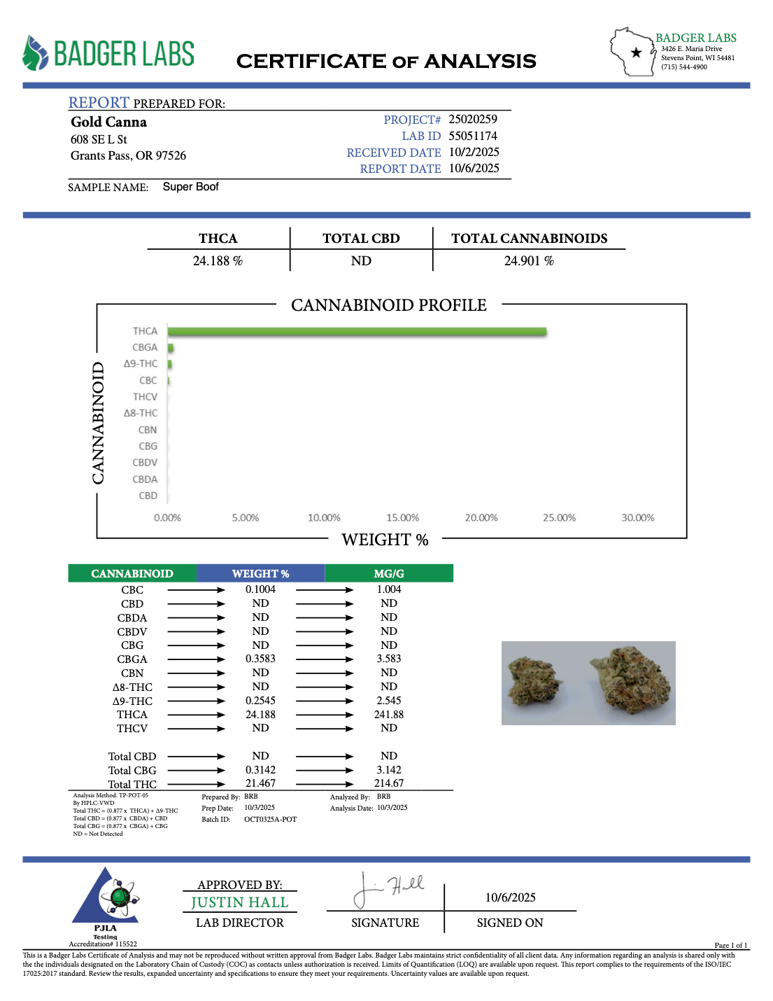 Super Boof THCA Flower – Sungrown Top Cut 2 Super Boof THCA Flower – Sungrown Top Cut - Image 2